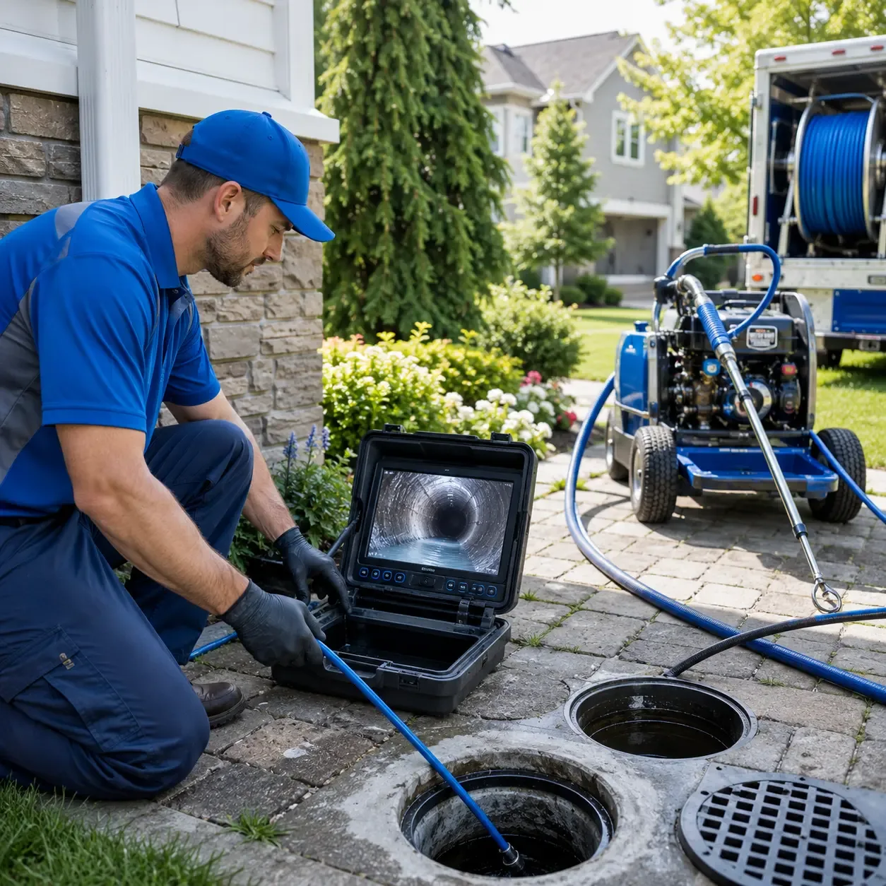 Outdoor drain cleaning professionals serving Robinson, IL